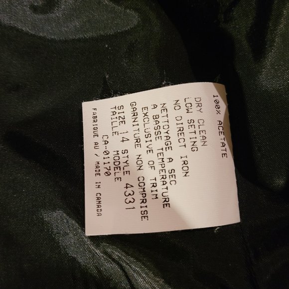 The Room Vintage 90s Eveningwear Top, Iridescent Blue - Picture 7 of 8